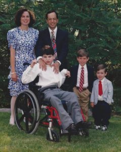 The Wien family pictured on the occasion of Brian's bar mitzvah
